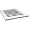Ekena Millwork Vertical Surface Mount PVC Gable Vent: Functional, w/ 3-1/2"W x 1"P Standard Frame, 24"W x 30"H GVPVE24X3001SF - alternate 5